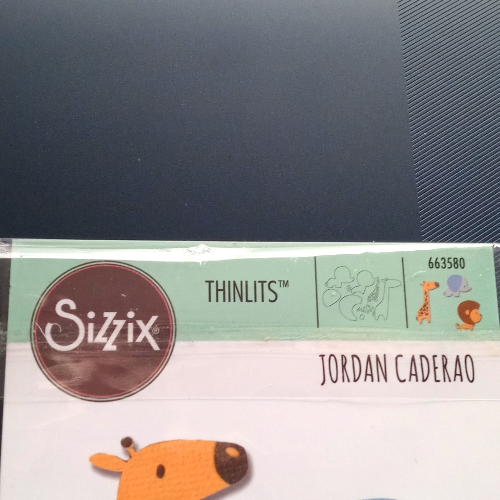 Sizzix Thinlits Baby Jungle Animals Dies - Picture 2 of 6